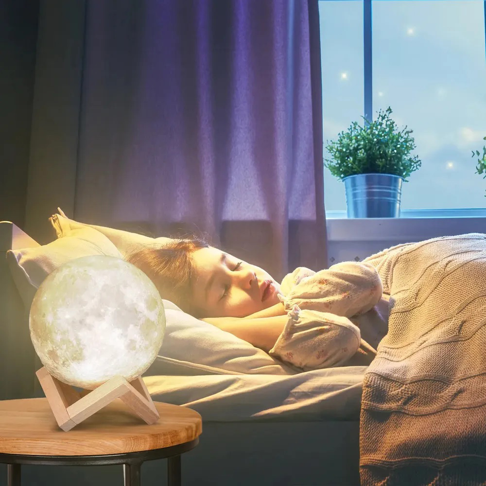 Нічник Moon Lamp 13 см для дитини на ніч - Зображення 15