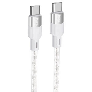 Дата кабель Hoco X99 Crystal Junction Type-C to Type-C 60W (1m)