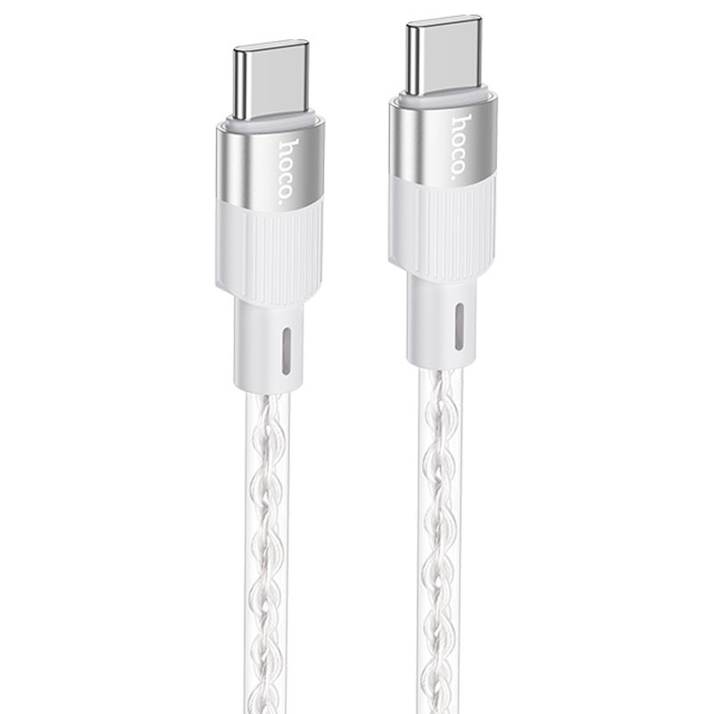 Дата кабель Hoco X99 Crystal Junction Type-C to Type-C 60W (1m)
