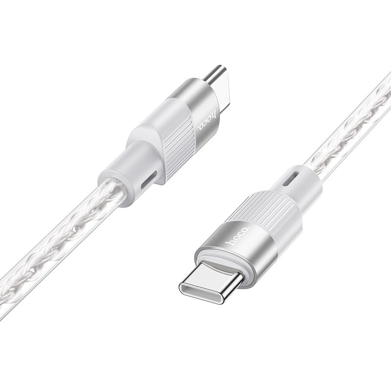 Дата кабель Hoco X99 Crystal Junction Type-C to Type-C 60W (1m) - Зображення 2