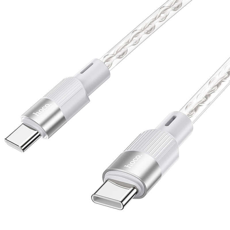 Дата кабель Hoco X99 Crystal Junction Type-C to Type-C 60W (1m) - Зображення 3