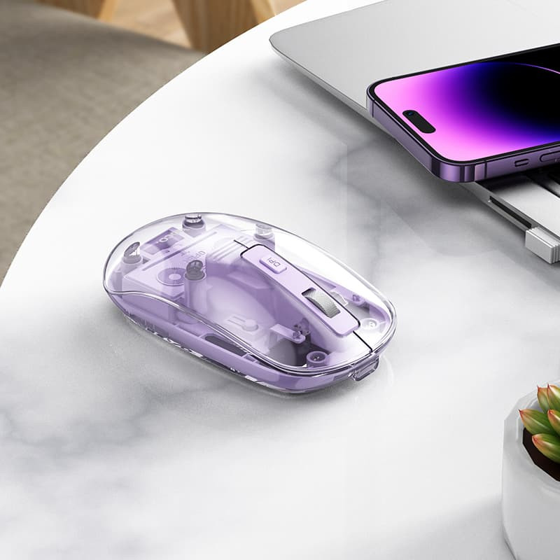 Миша бездротова Hoco GM29 Mysterios Bluetooth + 2.4G - Зображення 5
