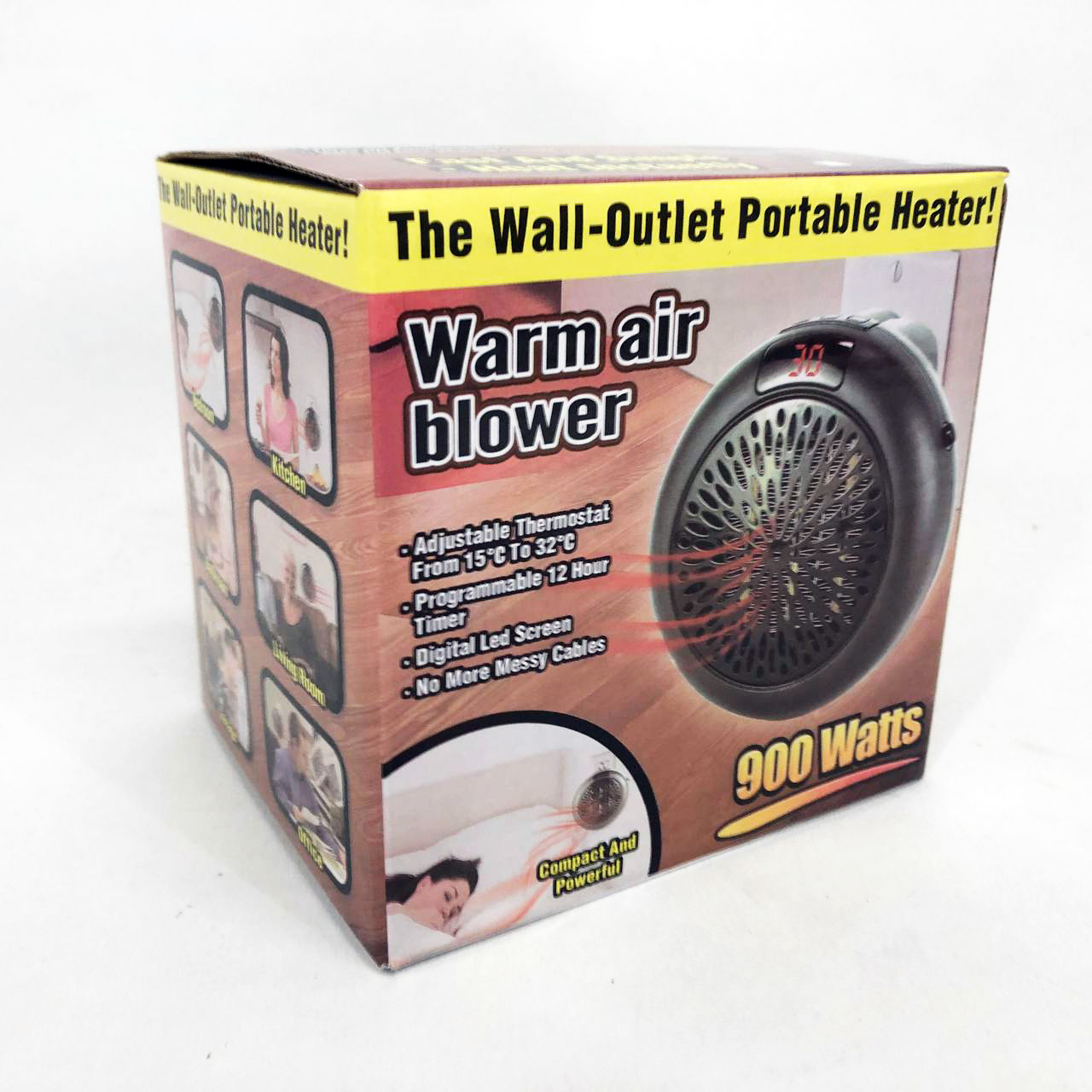 Обогреватель Wonder Heater 900 Вт, тепловентилятор для дома, обогреватель дуйчик, тепловентилятор дуйка - Зображення 29