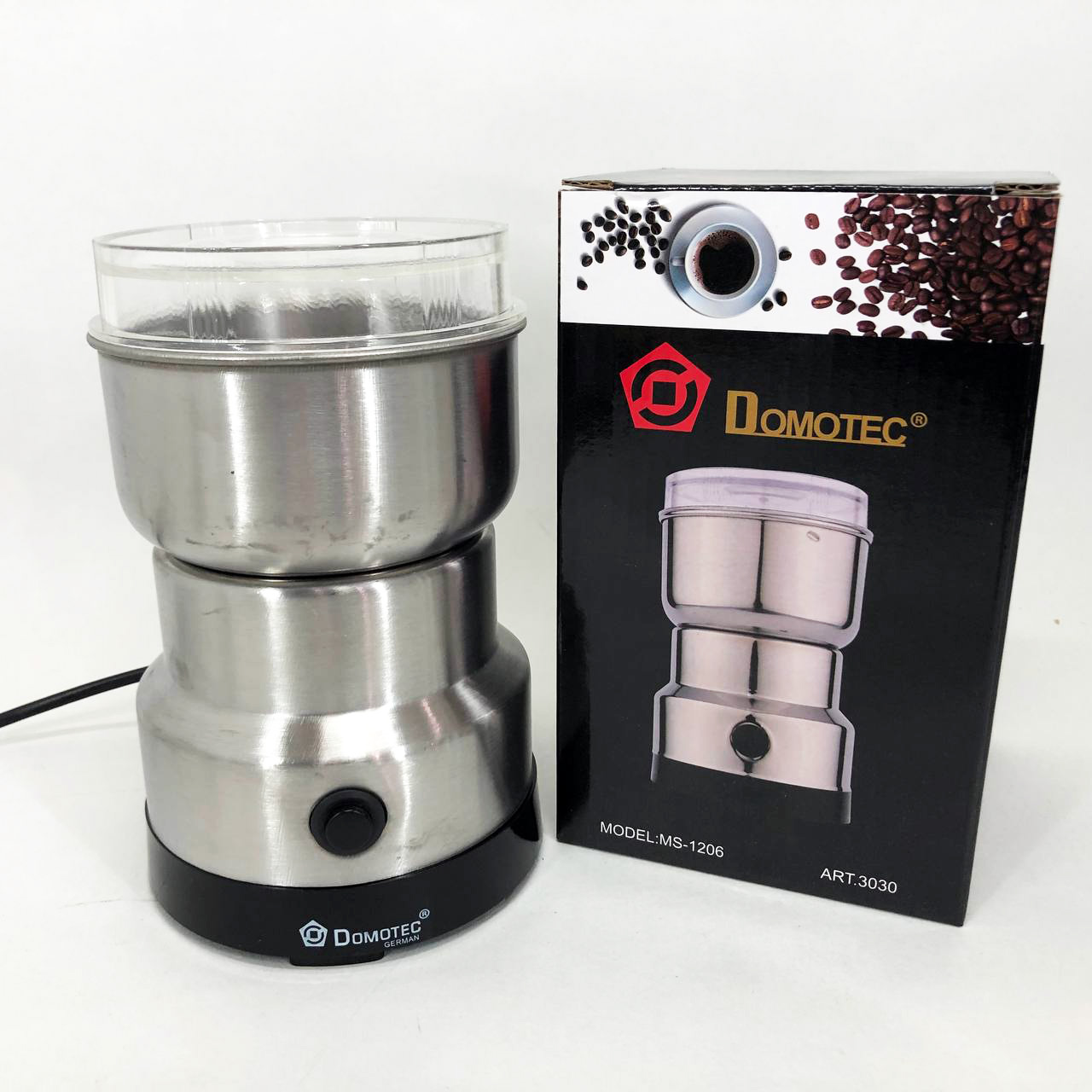 Кавомолка DOMOTEC MS-1206 150 Вт 70 г роторна для турки - Зображення 2