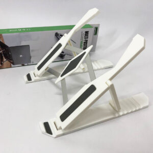 Підставка для ноутбука Multi-Position foldable bracket JC-25 8×22 см білого кольору