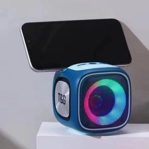 Портативна Bluetooth колонка TG359 7 Вт синє RGB-підсвічування - Зображення 3