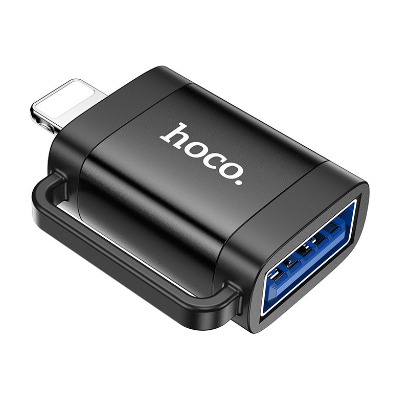 Перехідник Hoco UA31A OTG Lightning male to USB female - Зображення 2