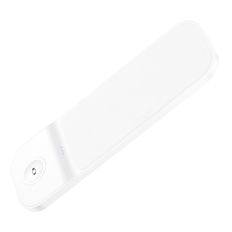 Бездротовий зарядний пристрій Hoco CQ6 Power 3-in-1 wireless fast charger (for Samsung Watch) - Зображення 3