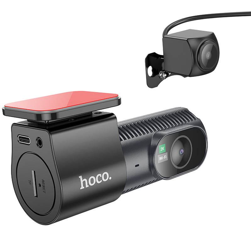 Відеореєстратор Hoco DV8 1.47-inch display with rear camera (2K+720P)