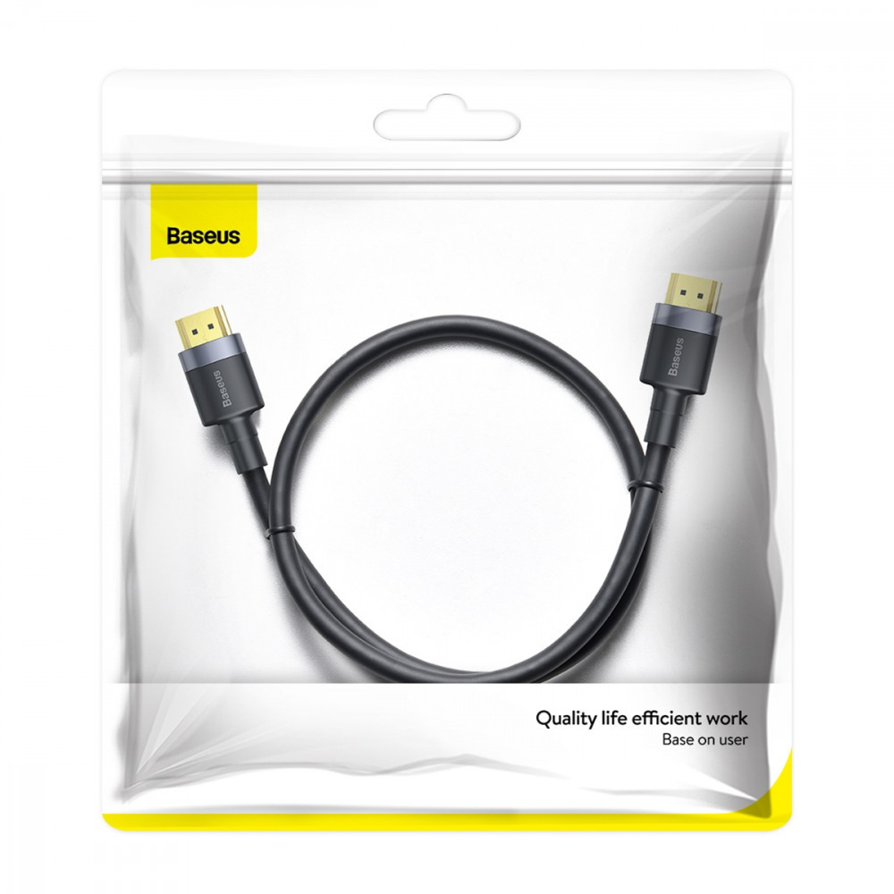 Дата кабель Baseus Cafule 4KHDMI Male To 4KHDMI Male (1m) (CADKLF-E) - Зображення 6