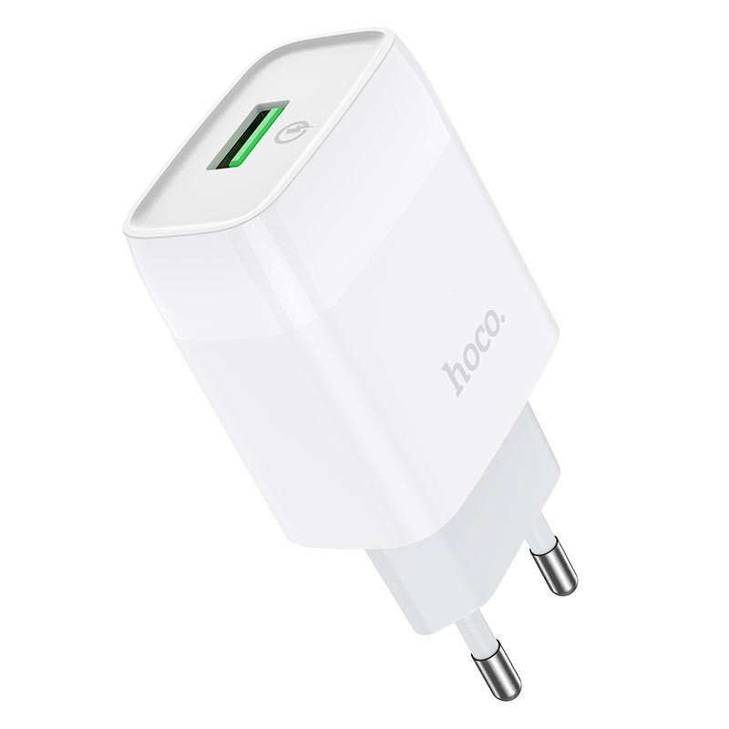 Мережевий зарядний пристрій Hoco C72Q Glorious QC3.0 18W (1USB-A)