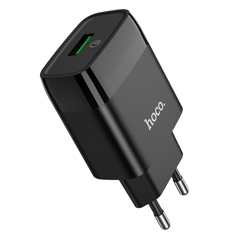 Мережевий зарядний пристрій Hoco C72Q Glorious QC3.0 18W (1USB-A)