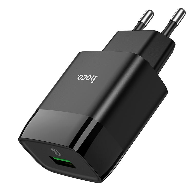 Мережевий зарядний пристрій Hoco C72Q Glorious QC3.0 18W (1USB-A) - Зображення 2