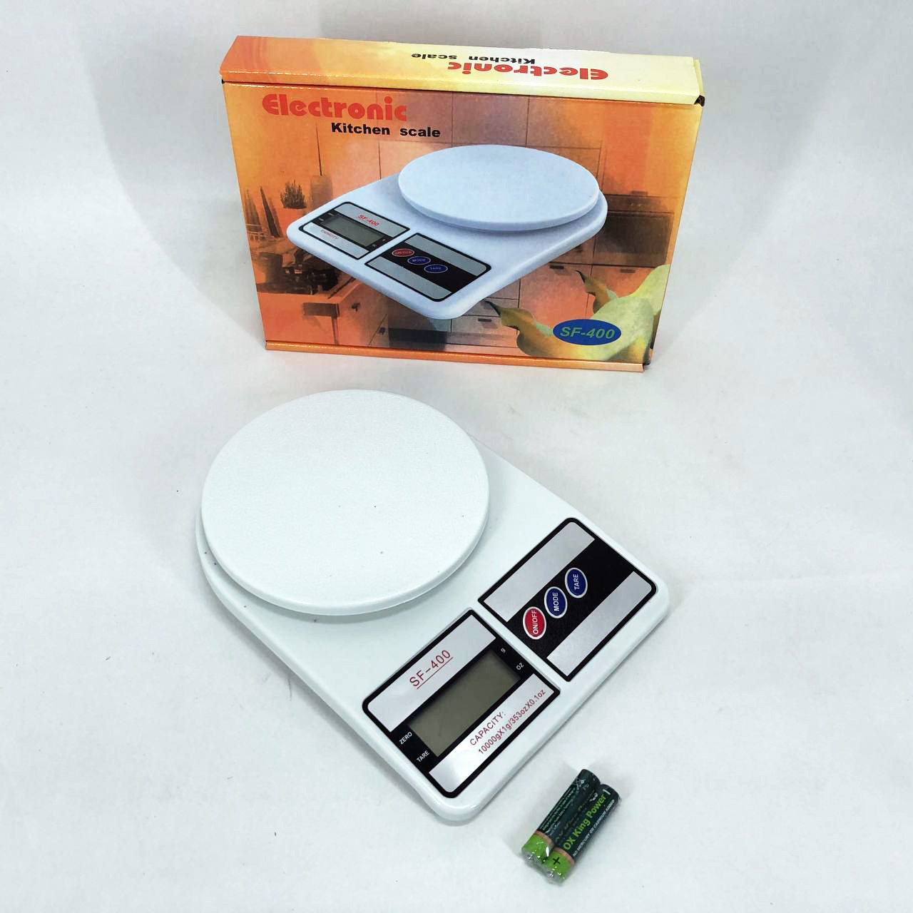 Весы кухонные электронные Domotec SF-400 с LCD дисплеем Белые до 10 кг - Зображення 11