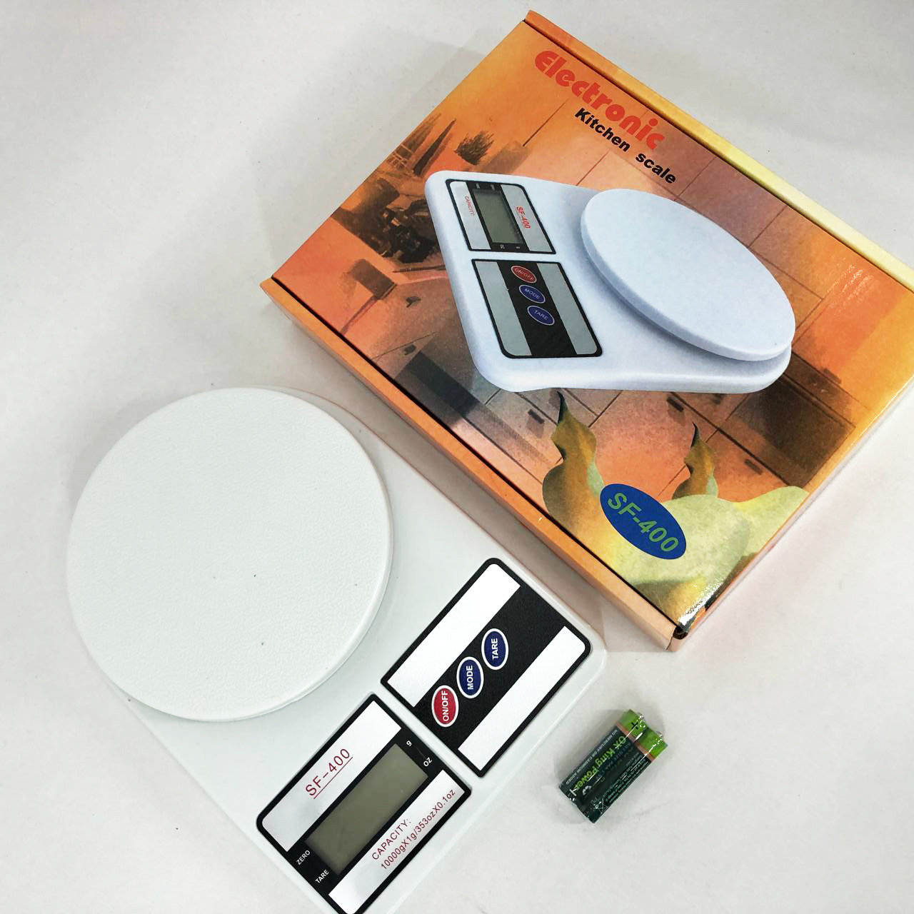Весы кухонные электронные Domotec SF-400 с LCD дисплеем Белые до 10 кг - Зображення 9