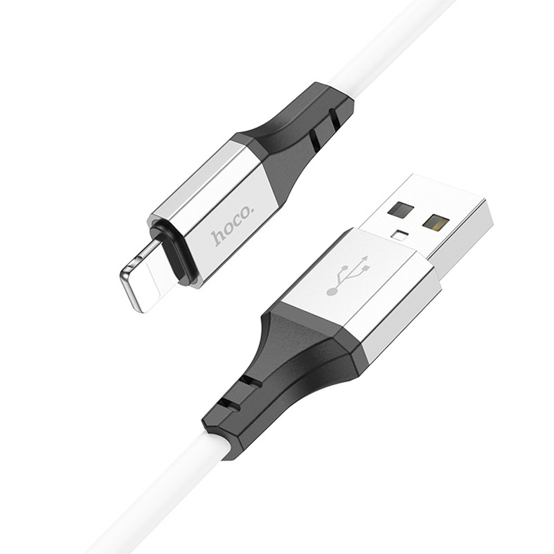 Дата кабель Hoco X86 Spear USB to Lightning (1m) - Зображення 2