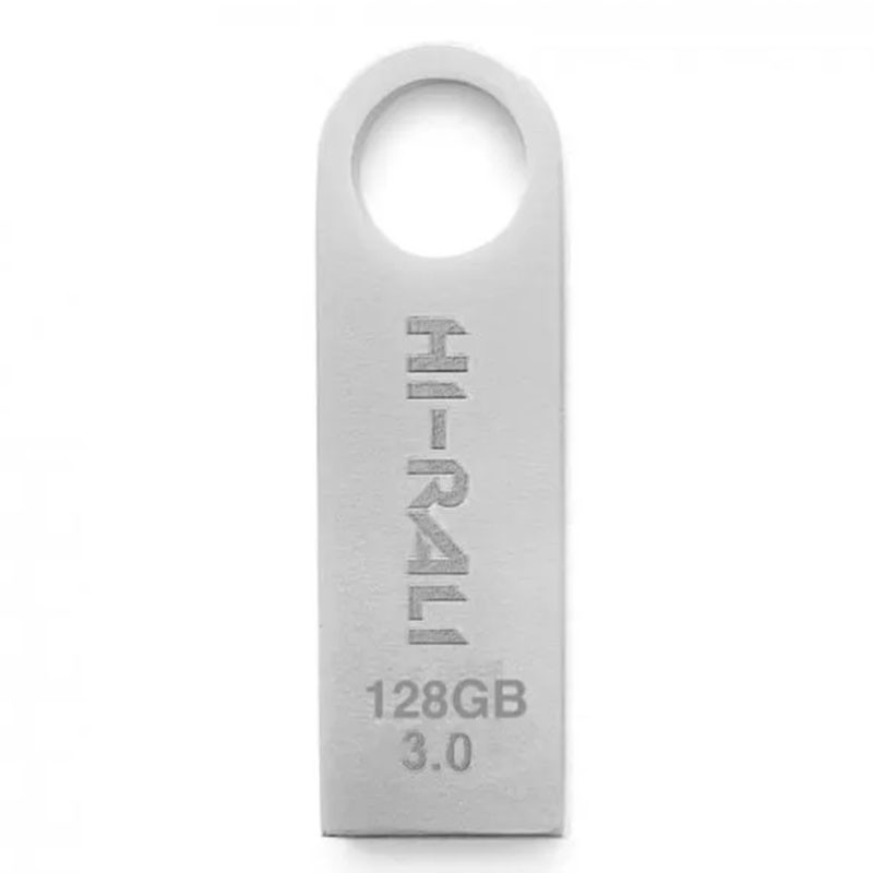 Флеш-накопичувач Hi-Rali Shuttle USB 3.0 Срібна серія — 128GB