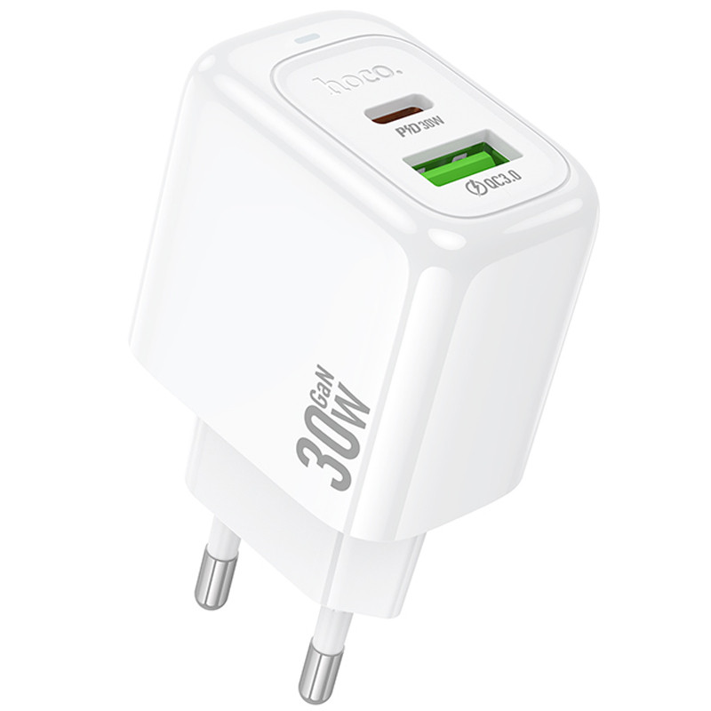 Мережевий зарядний пристрій Hoco CS55A Surplus PD30W+QC3.0 (1USB-A/1C)