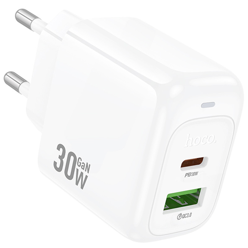 Мережевий зарядний пристрій Hoco CS55A Surplus PD30W+QC3.0 (1USB-A/1C) - Зображення 4