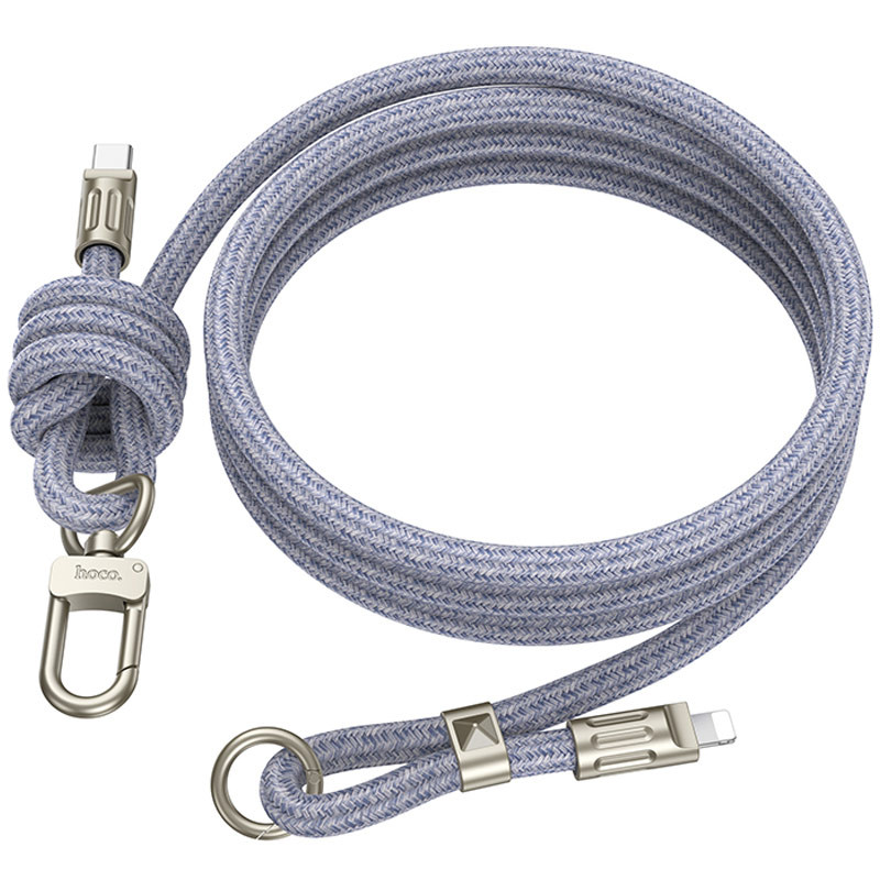 Дата кабель-шнурок Hoco GH7 Elegant Type-C to Lightning (1.8m) - Зображення 4