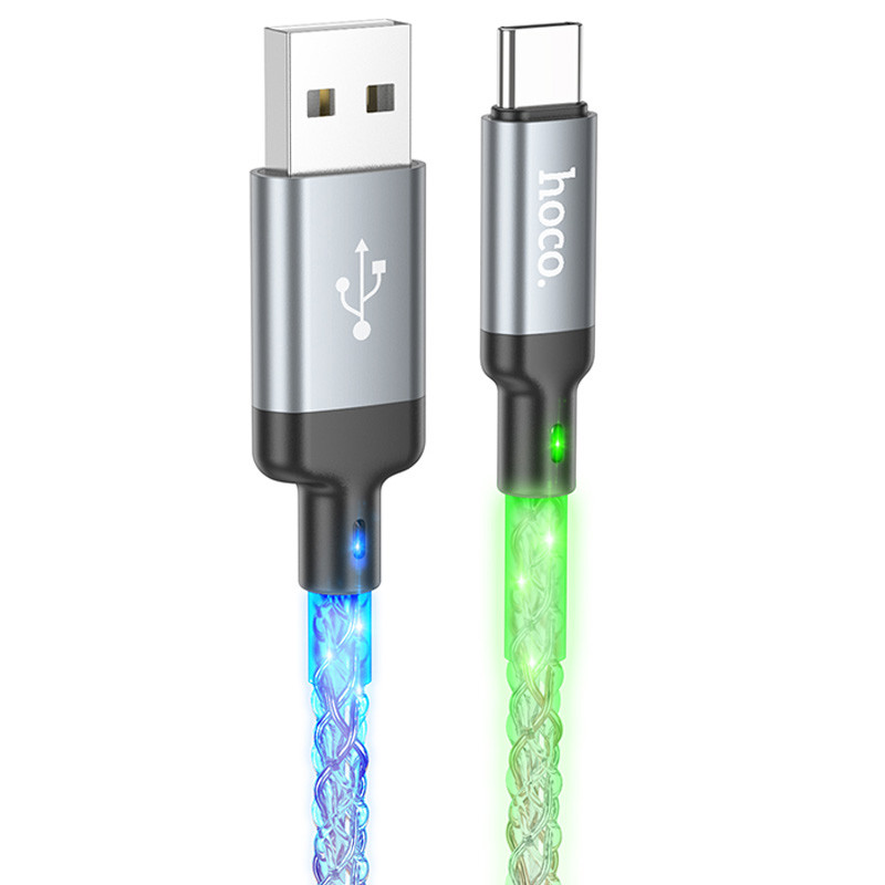 Дата кабель Hoco U112 Shine USB to Type-C 3A (1m)