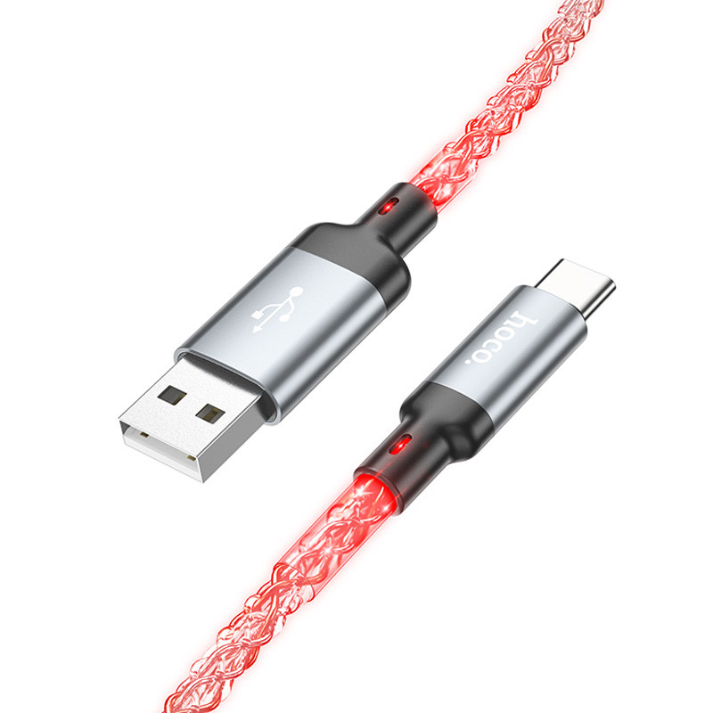 Дата кабель Hoco U112 Shine USB to Type-C 3A (1m) - Зображення 2