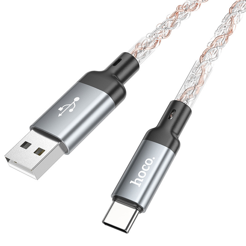 Дата кабель Hoco U112 Shine USB to Type-C 3A (1m) - Зображення 4