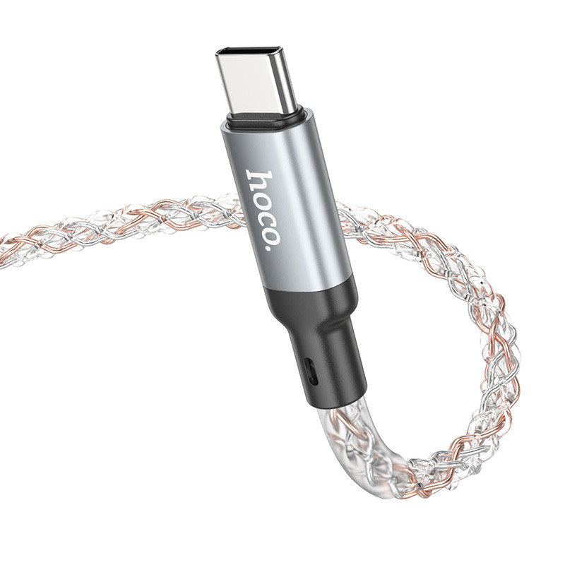 Дата кабель Hoco U112 Shine USB to Type-C 3A (1m) - Зображення 5