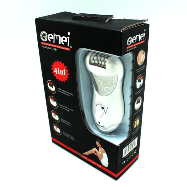 Эпилятор пемза GEMEI GM-3061 4в1 - Зображення 3