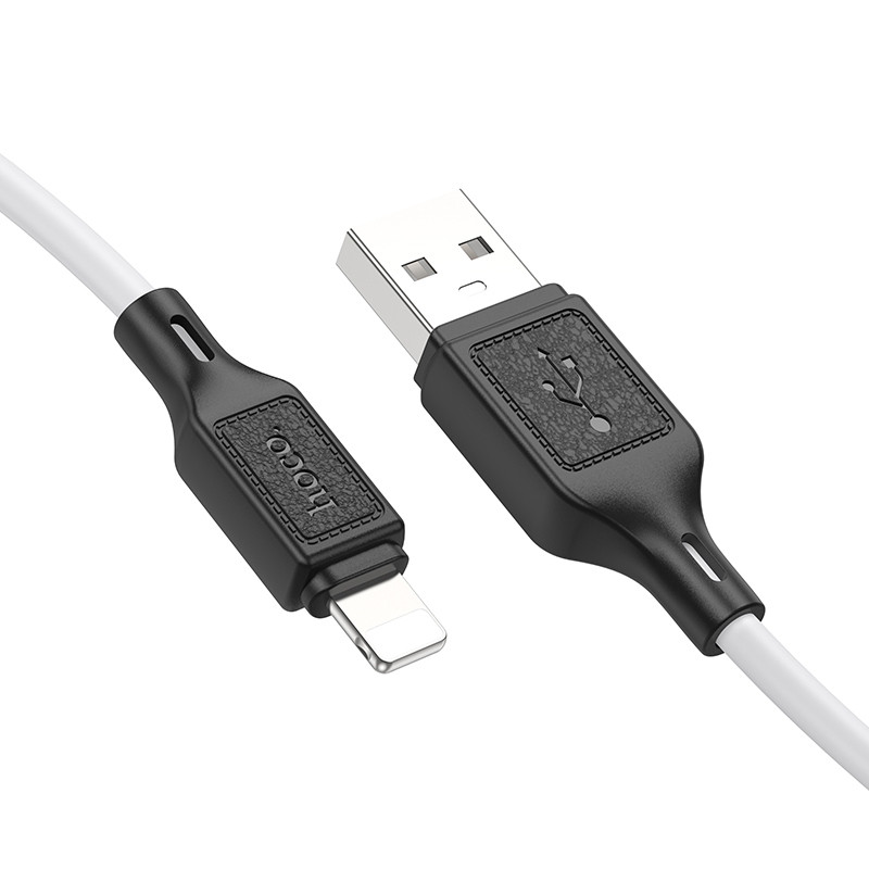 Дата кабель Hoco X90 Cool silicone USB to Lightning (1m) - Зображення 3