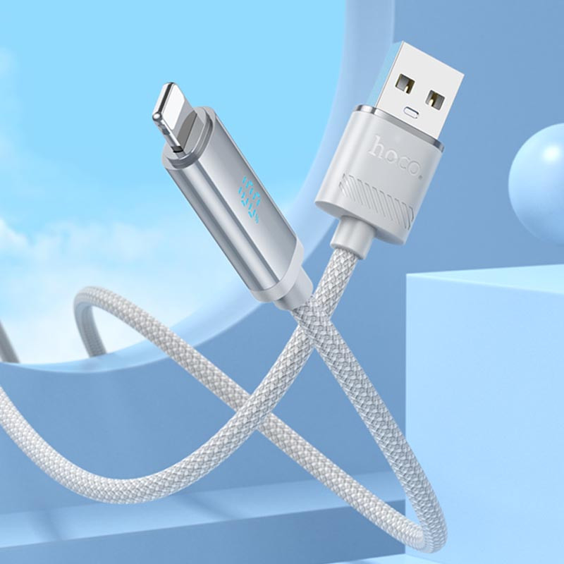 Дата кабель Hoco U127 Power USB to Lightning (1.2m) - Зображення 3