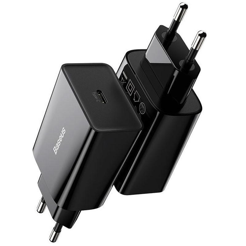 Мережевий зарядний пристрій Baseus Speed Mini Quick Charger PD20W (1USB-C) (CCFS-S) - Зображення 4