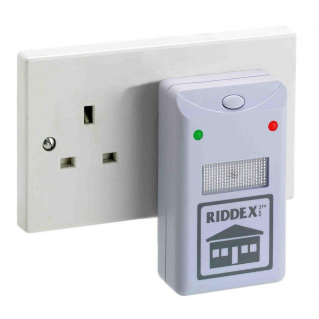 Електромагнітний відлякувач гризунів та комах RIDDEX PLUS для приміщення - Зображення 2
