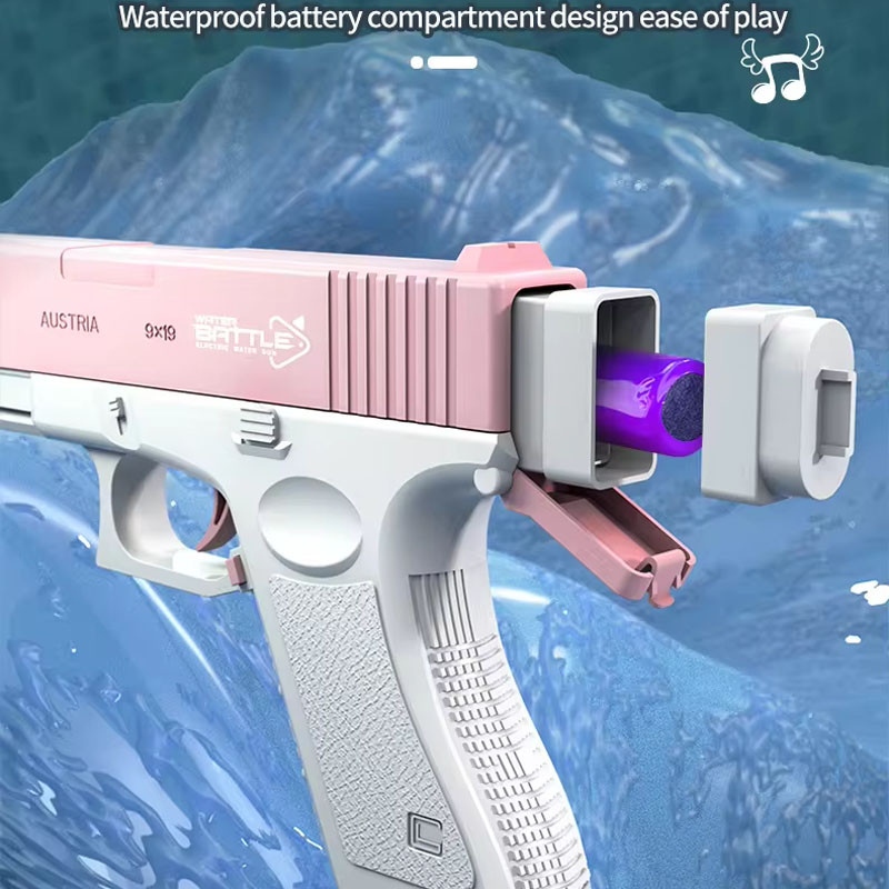 Водяний акумуляторний пістолет Glock Water Gun (250ml) with lithium battery - Зображення 5