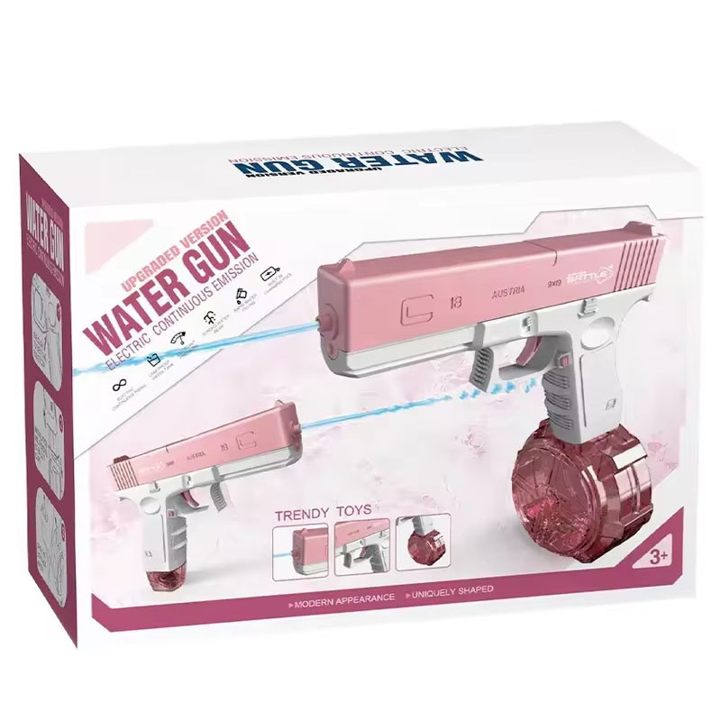 Водяний акумуляторний пістолет Glock Water Gun (250ml) with lithium battery - Зображення 6