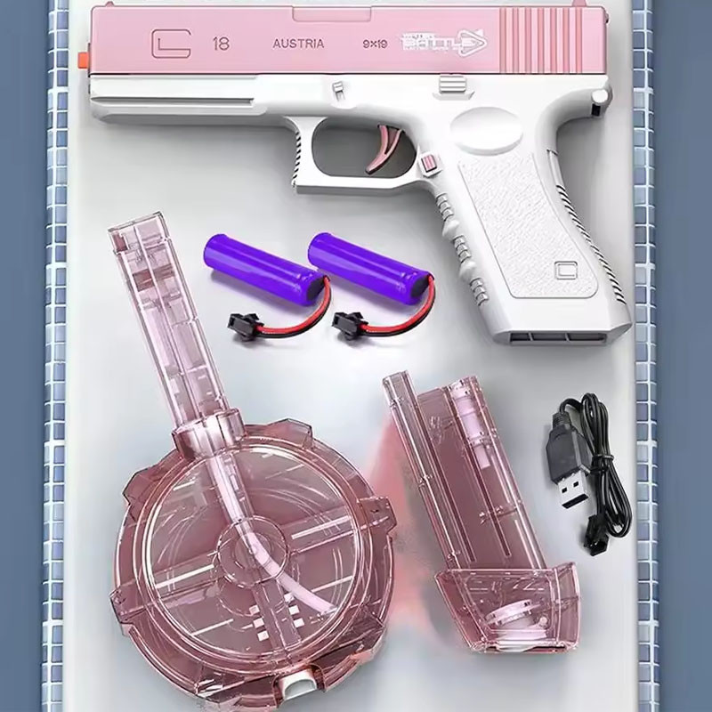 Водяний акумуляторний пістолет Glock Water Gun (250ml) with lithium battery - Зображення 7