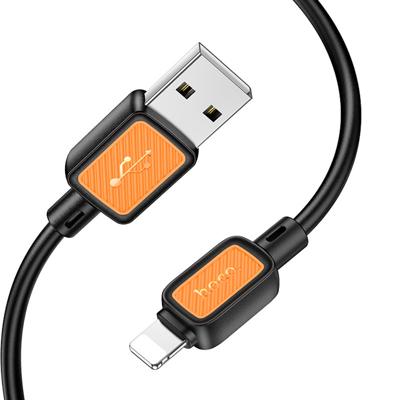 Дата кабель Hoco X108 Benefit USB to Lightning 2.4A (1m) - Зображення 2