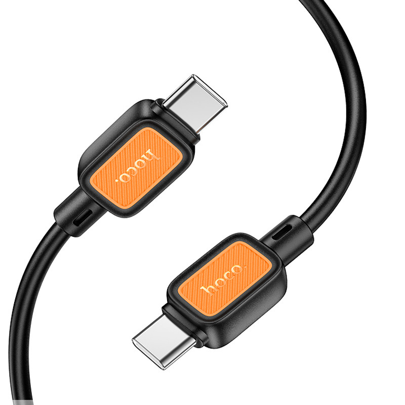 Дата кабель Hoco X108 Benefit 60W Type-C to Type-C (1m) - Зображення 2