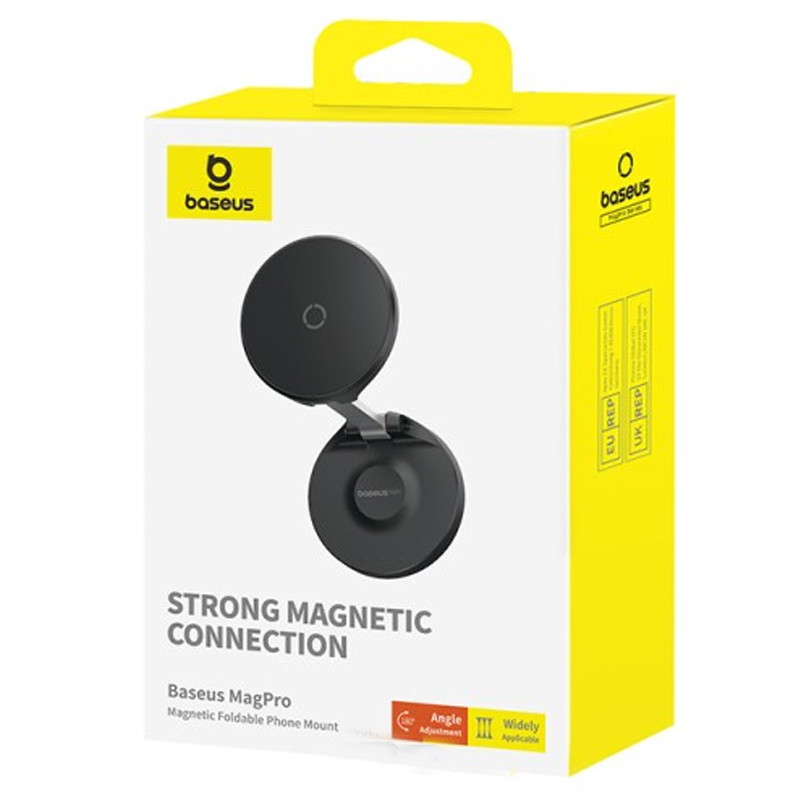 Тримач для телефону Baseus MagPro Magnetic Foldable Phone Mount (B10564101) - Зображення 5