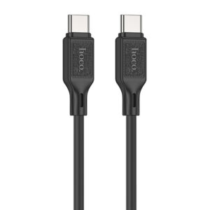 Дата кабель Hoco X90 Cool silicone Type-C to Type-C 60W (1m)
