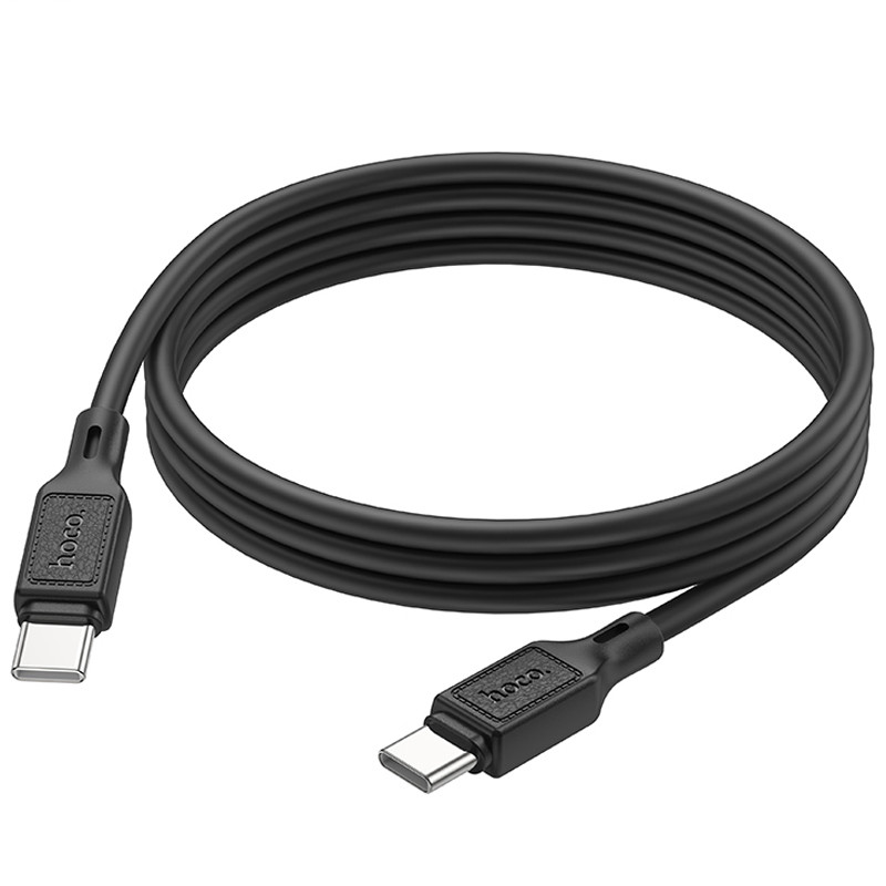 Дата кабель Hoco X90 Cool silicone Type-C to Type-C 60W (1m) - Зображення 4
