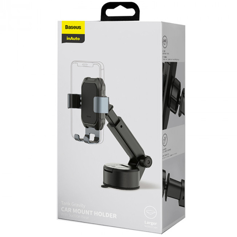 Автотримач Baseus Tank gravity car mount with suction base (SUYL-TK) - Зображення 3