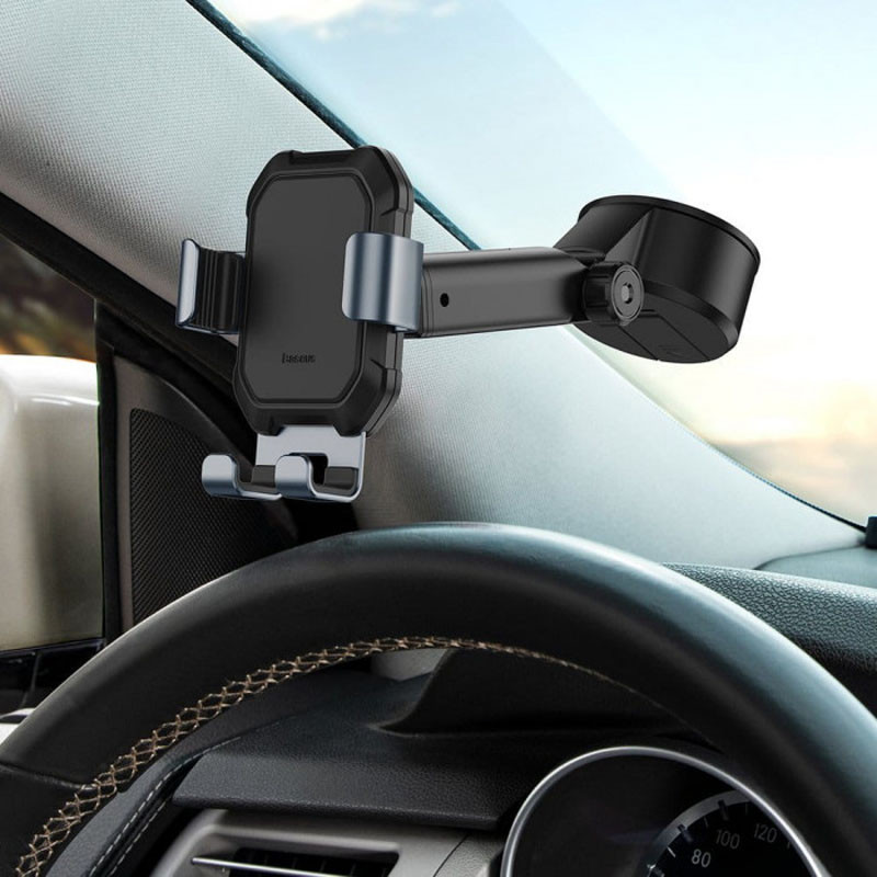 Автотримач Baseus Tank gravity car mount with suction base (SUYL-TK) - Зображення 4