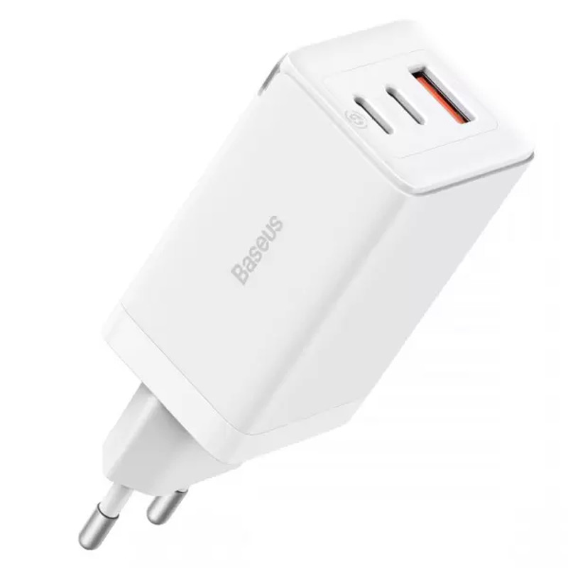 Мережевий зарядний пристрій Baseus GaN5 Pro PD65W+QC3.0 (1USB-A/2C) (CCGP12020)