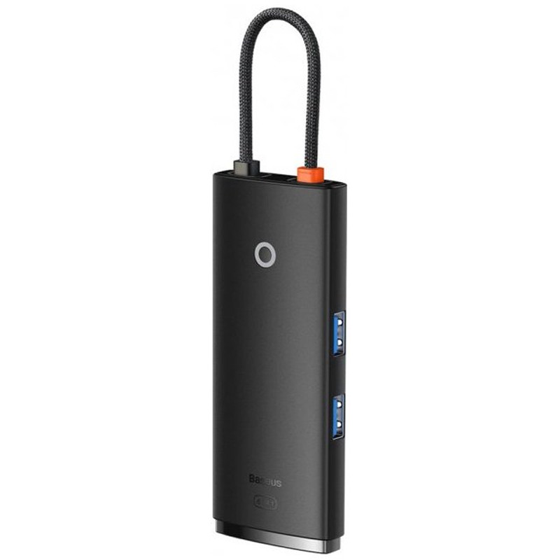 Перехідник HUB Baseus Lite Series 6in1 (Type-C to HDMI + 2xUSB 3.0 + PD+SD/TF) (WKQX05) - Зображення 2