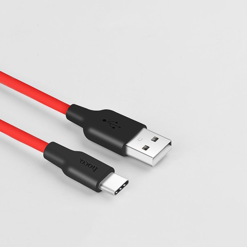Дата кабель Hoco X21 Silicone Type-C Cable (1m) - Зображення 3