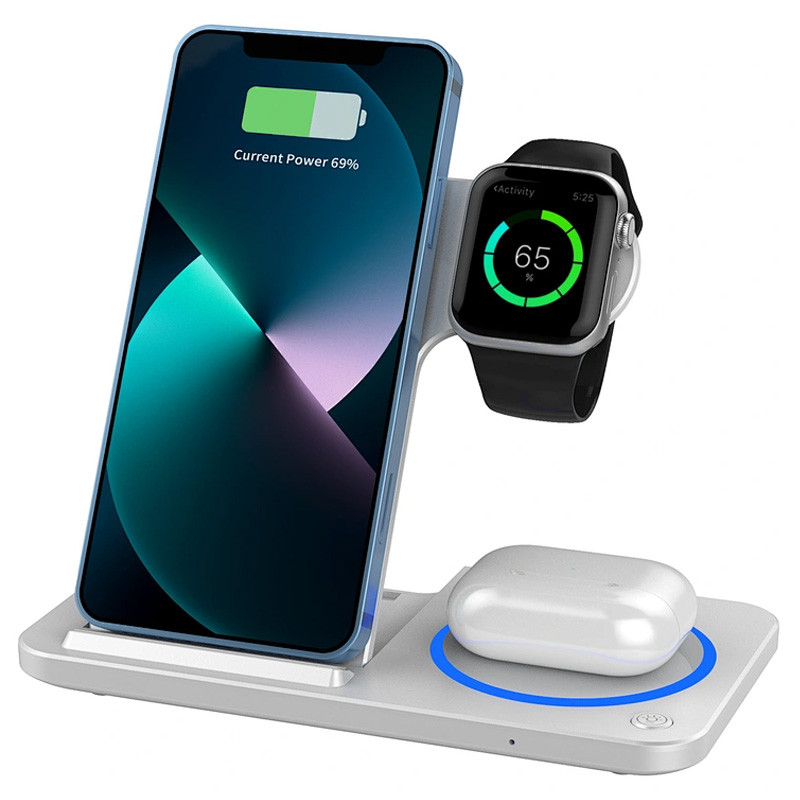 Бездротовий зарядний пристрій WIWU Wi-W020 3 in 1 wireless charger