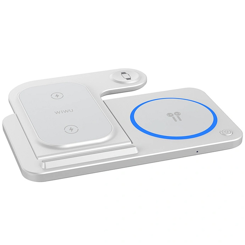 Бездротовий зарядний пристрій WIWU Wi-W020 3 in 1 wireless charger - Зображення 3