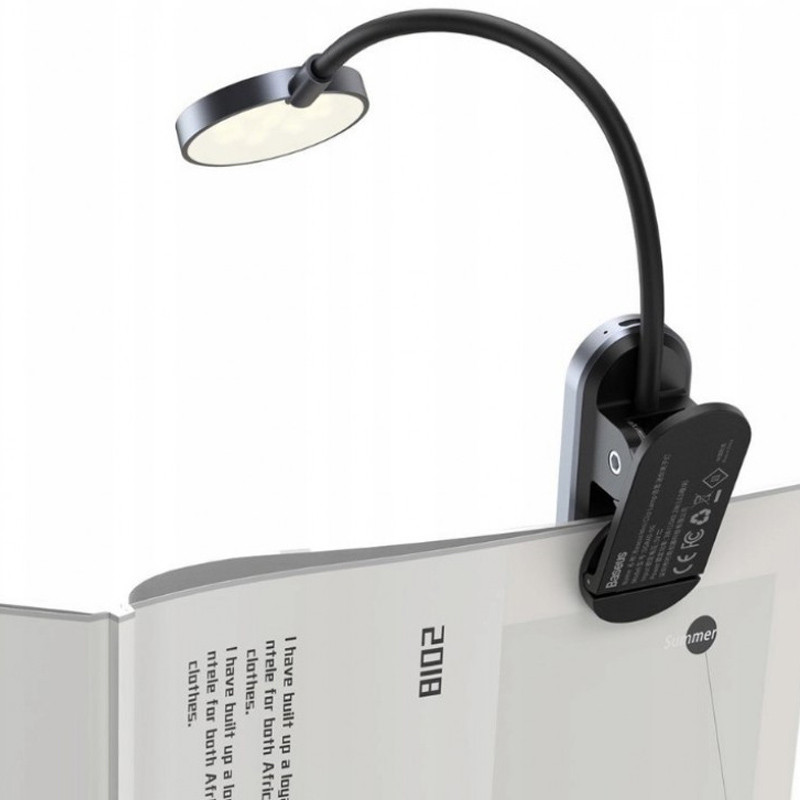 Лампа Baseus Comfort Reading Mini Clip Lamp (DGRAD-0) - Зображення 3