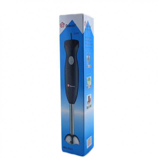 Блендер DOMOTEC MS-5101 погружной 350 Вт нержавейка, блендер для молочных коктейлей блендер измельчитель - Зображення 11
